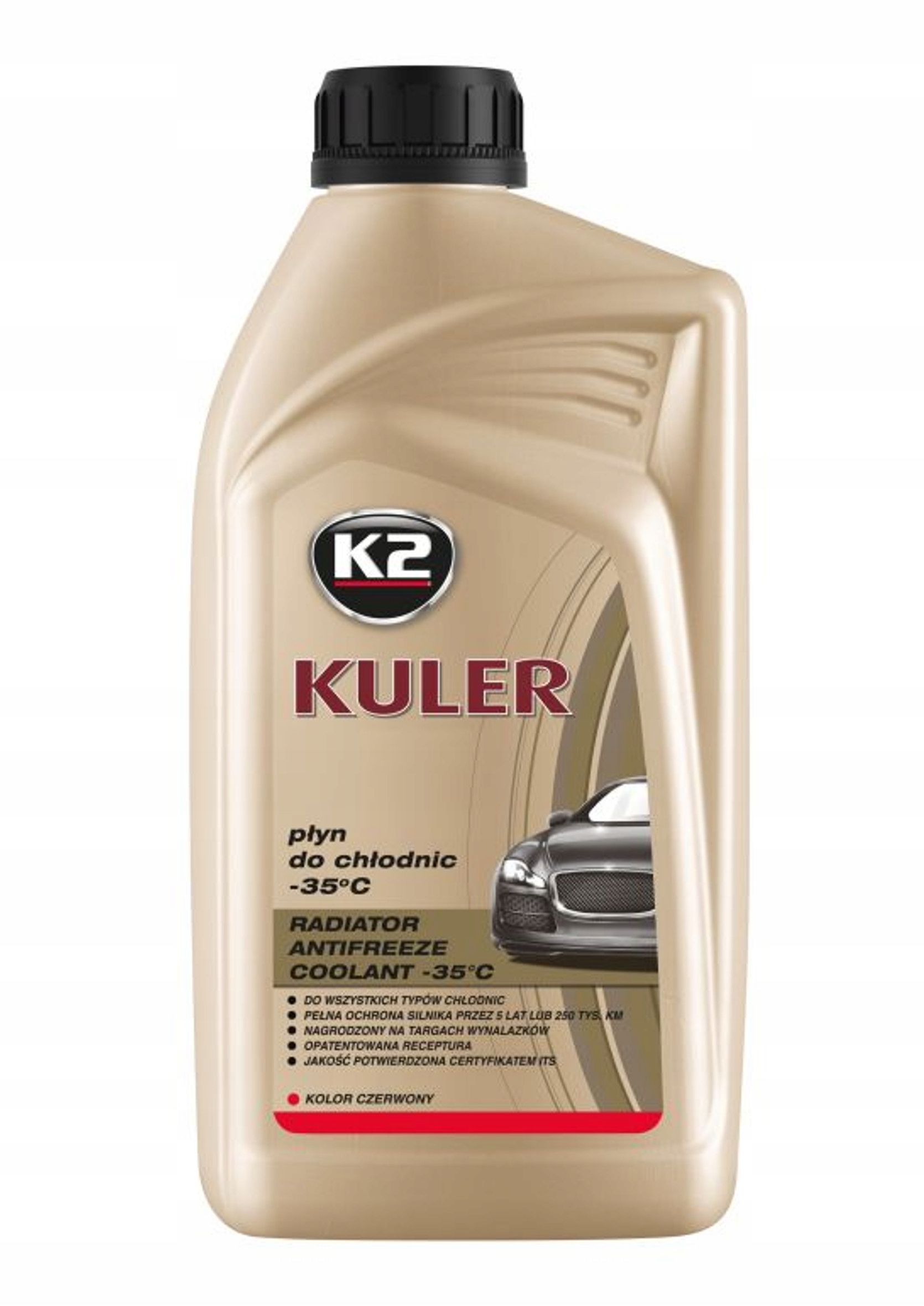 

K2 Kuler 1L Płyn Do Chłodnicy -35C Czerwony G12