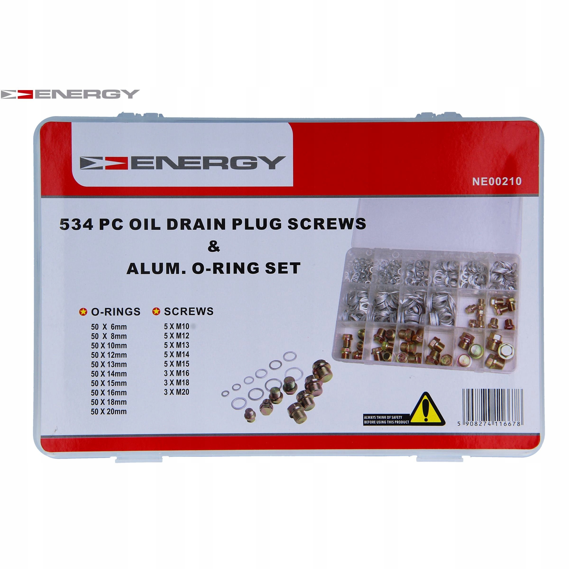 ZESTAW KORKÓW MISEK OLEJU Producent części ENERGY
