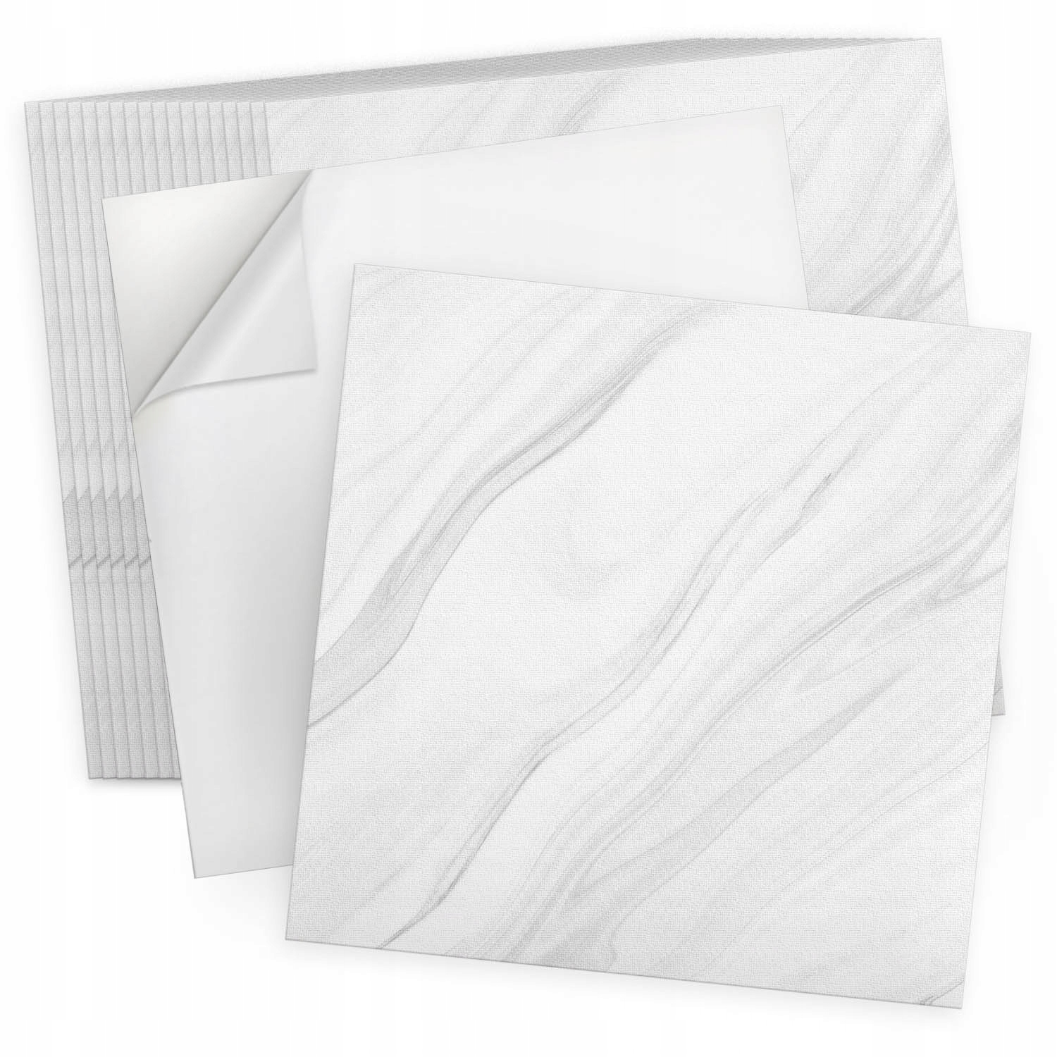 Sada Pvc vinylových dlaždic 20 ks 20x20 cm Mramorový vzor s vlnami