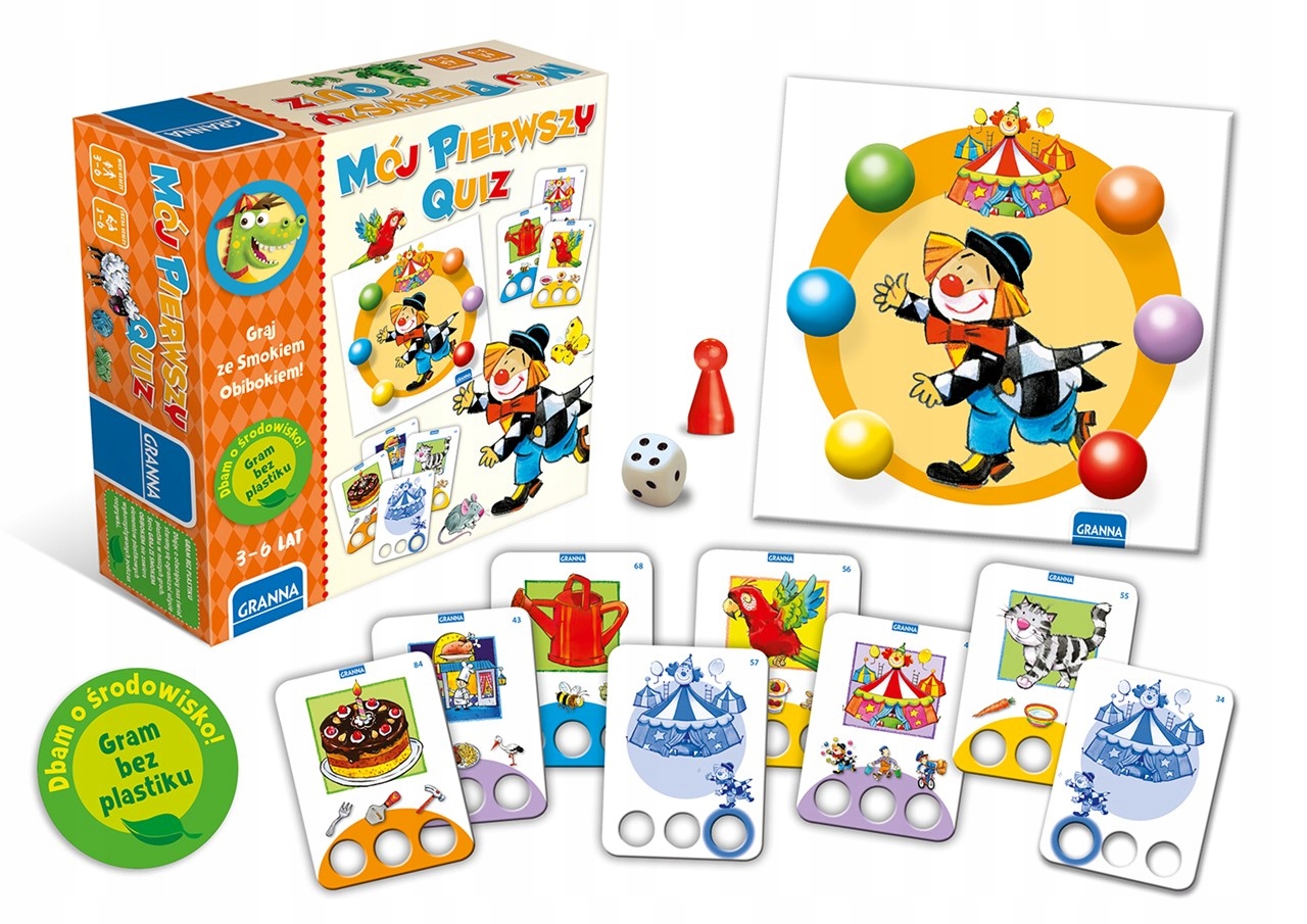 3765 Gra Edukacyjna Mój Pierwszy Quiz Granna uczy-Zdjęcie-0