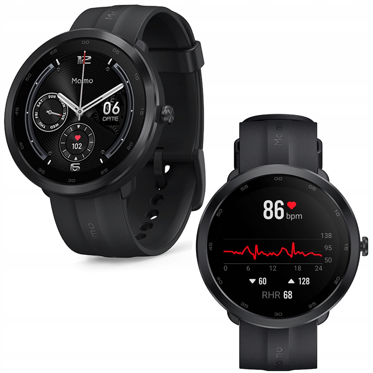 Promocja 70mai Maimo R Zegarek Smartwatch Czarny z Gps wyprzedaż przecena