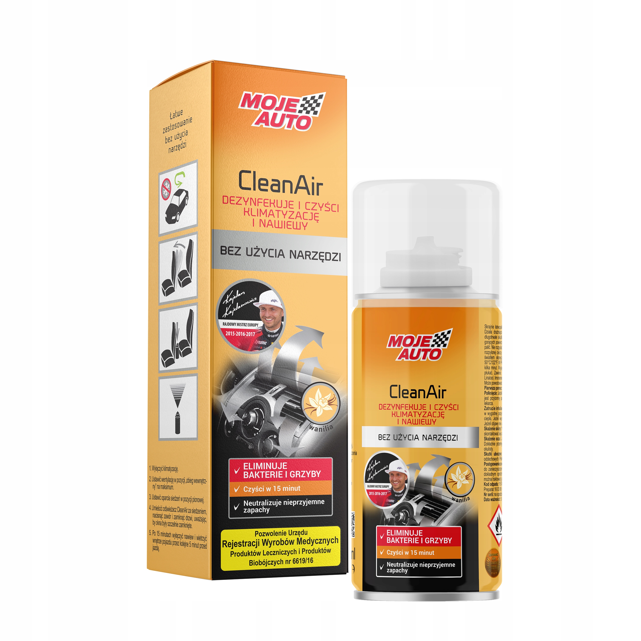 

Cleanair Odgrzybiacz Do Klimatyzacji Wanilia 150ML