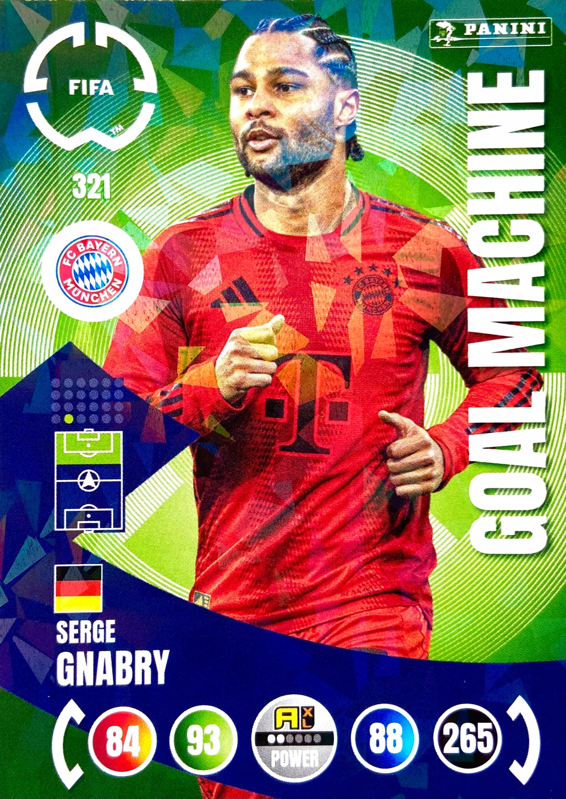 Fifa Club World Cup 2025 Power Goal Machine 321 Serge Gnabry Bayern