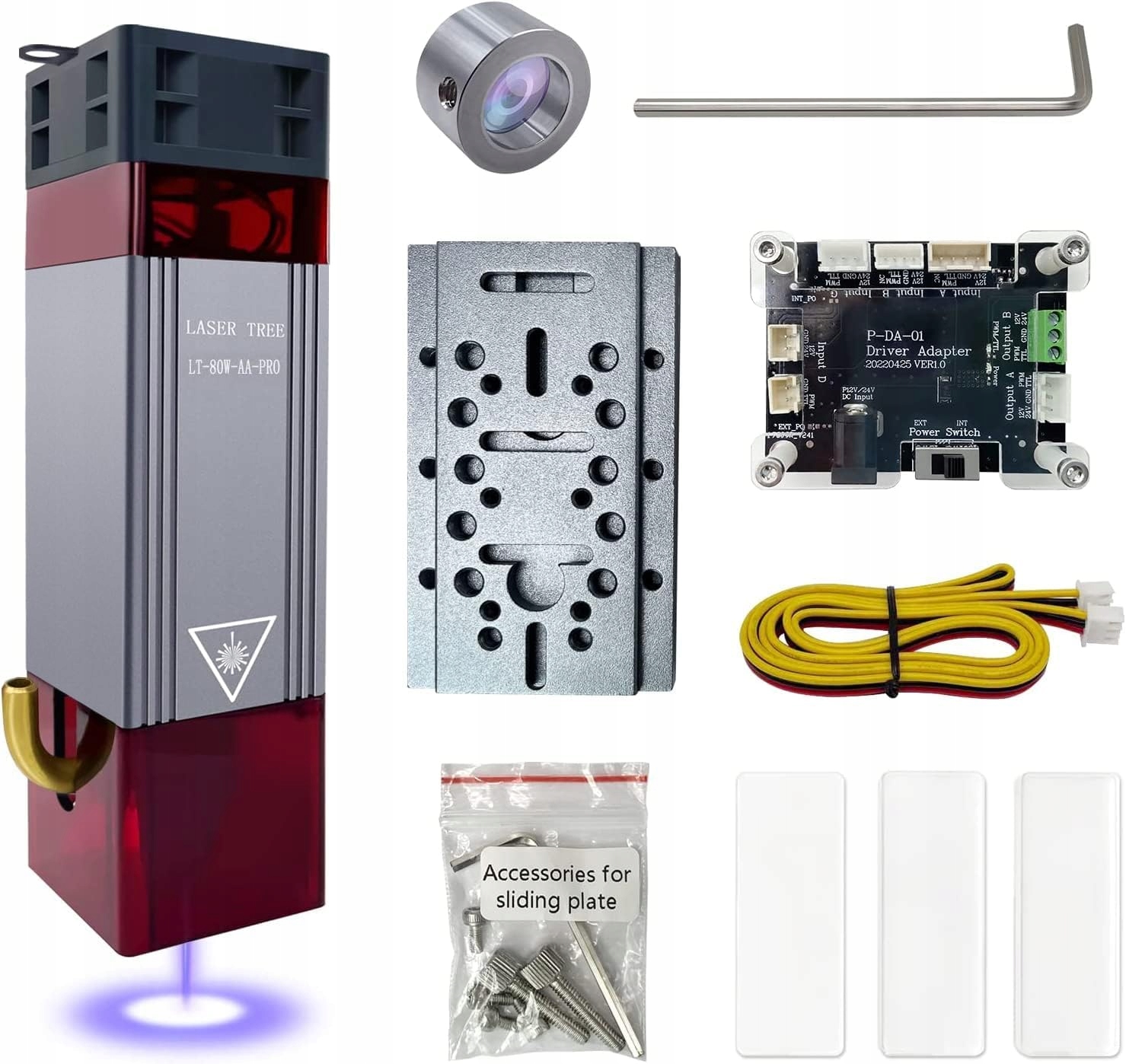 Cnc Laserový Modul 10W S Přesným Vzduchovým Asistentem