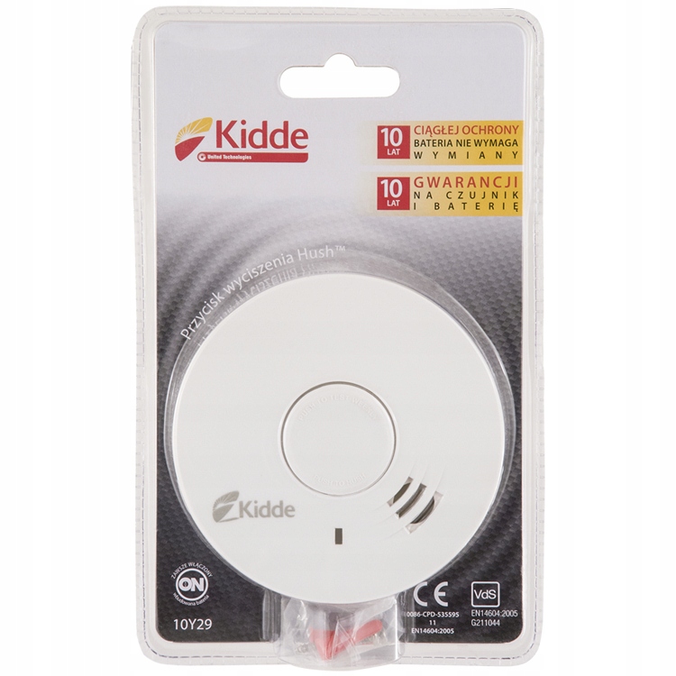 CZUJNIK DYMU OPTYCZNY Kidde 10Y29 akumulator 10lat Rodzaj Dymu