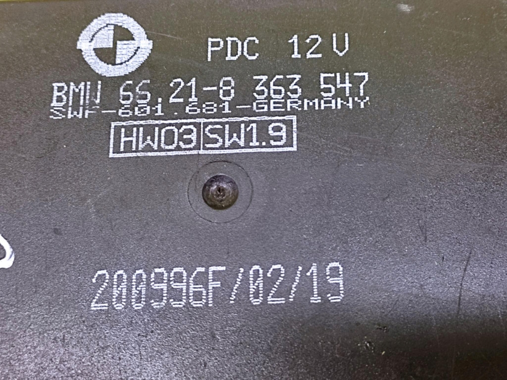 BMW E39 modul Parken PDC 66218363547
