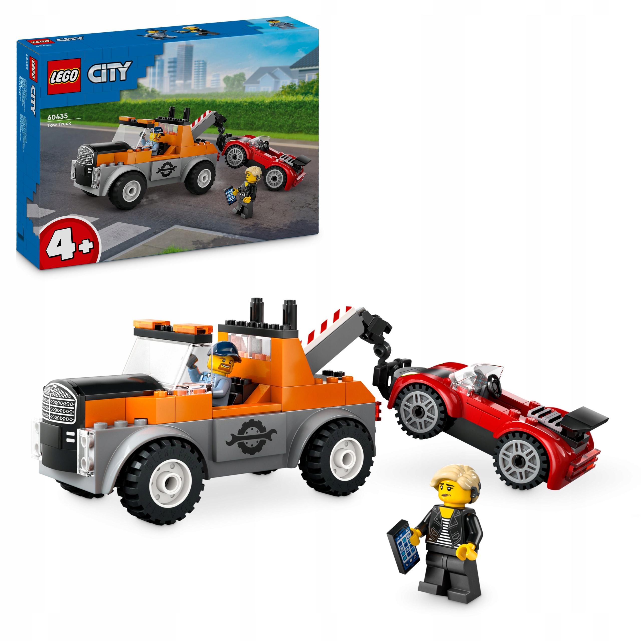 Lego City 60435 Silniční asistenční automobil a oprava sportovního auta