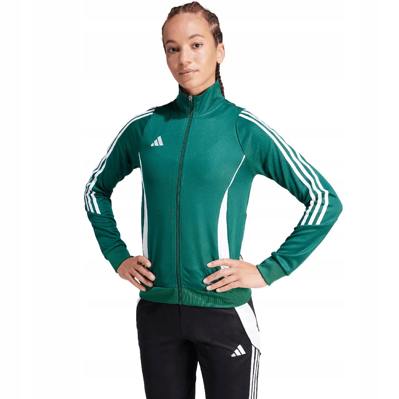 Mikina adidas Tiro 24 Training zelená IR9499