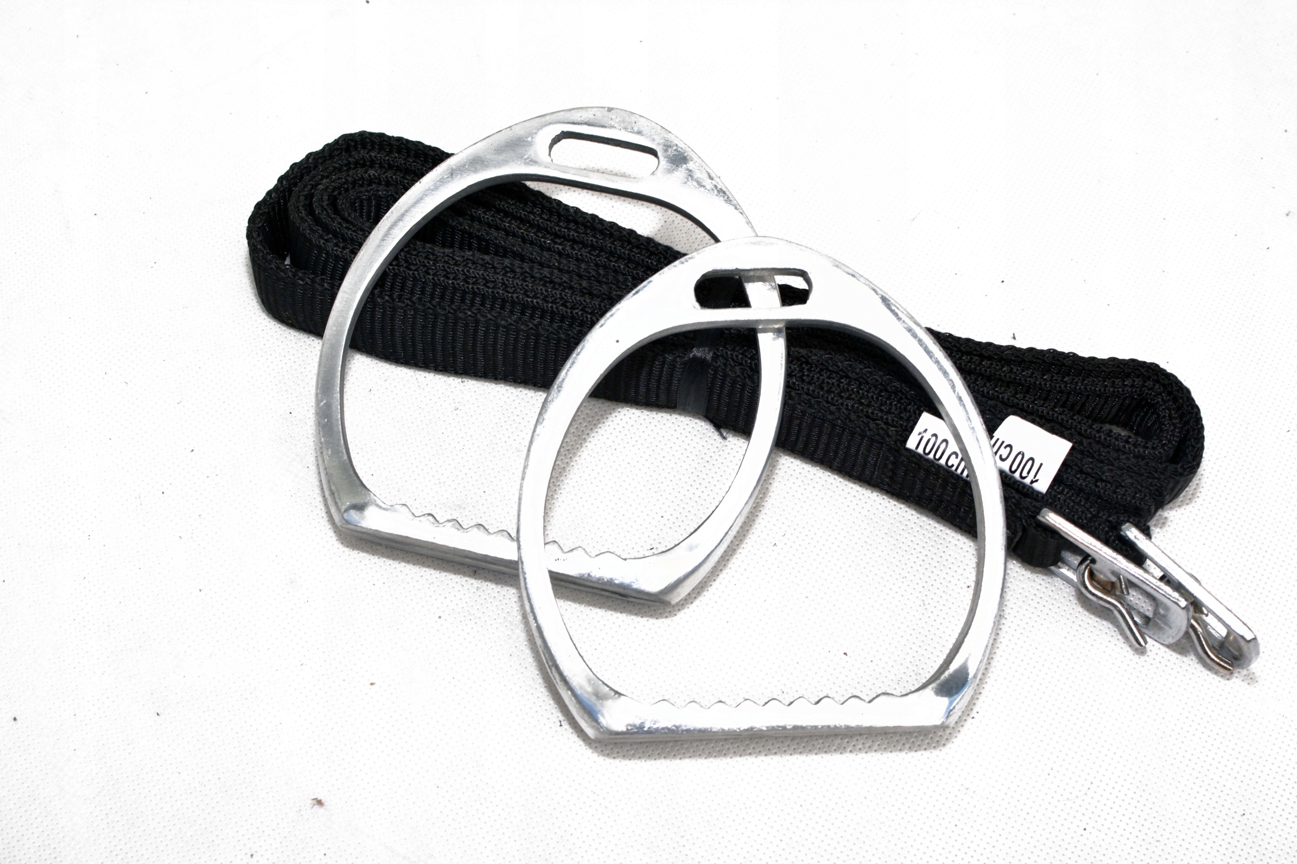 PUŚLISKA 100CM +STRZEMIONA ALUMINIOWE Kolor dominujący srebrny