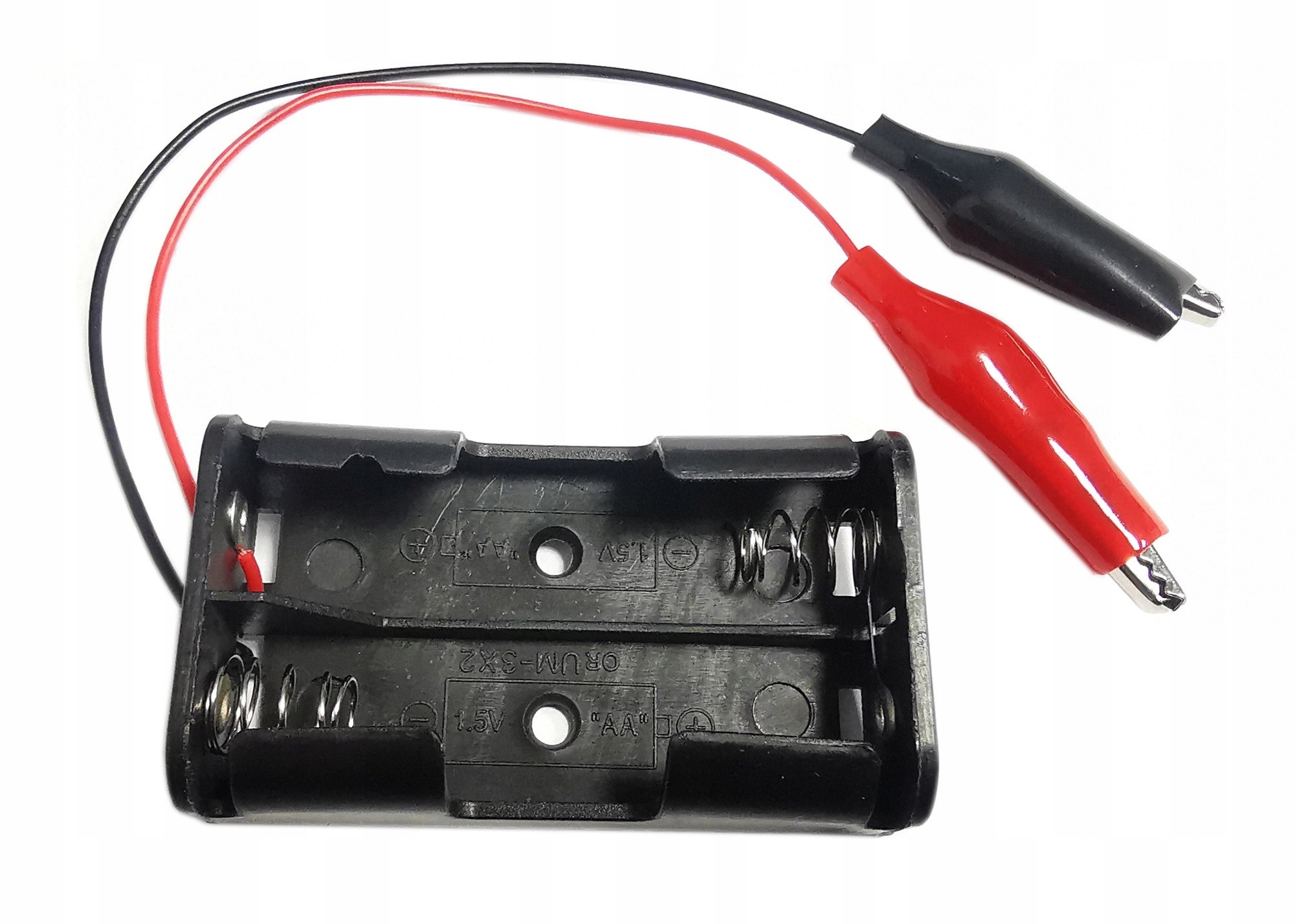 

Koszyk Na Baterie 2X Aa 2X1,5V Z Krokodylkami