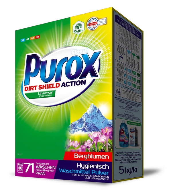 

Proszek do prania Purox Uniwersalny 5 kg 71 Prań