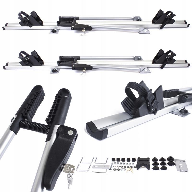 Nosič bicyklov Amos Tour na strechu Alum