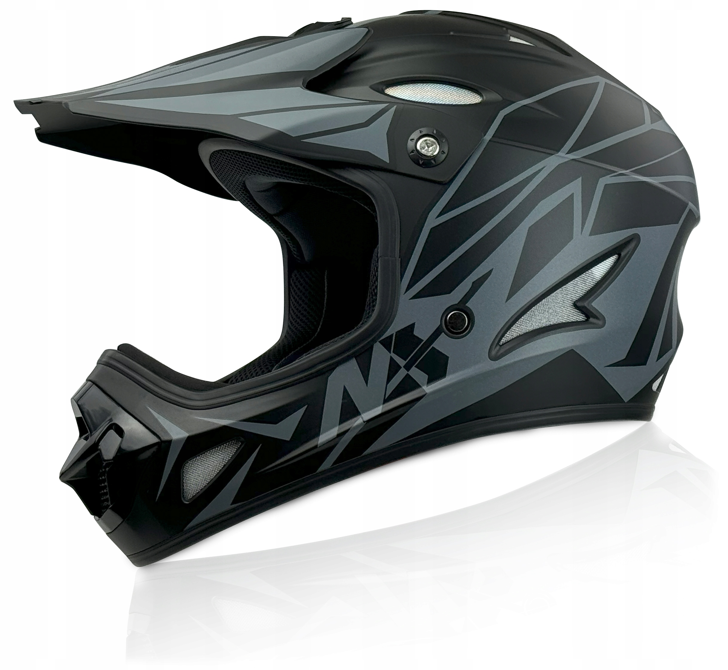KASK ROWEROWY DOWNHILL NX EXTREME r.S | FREE RIDE|KASK ZJAZDOWY|900g LEKKI