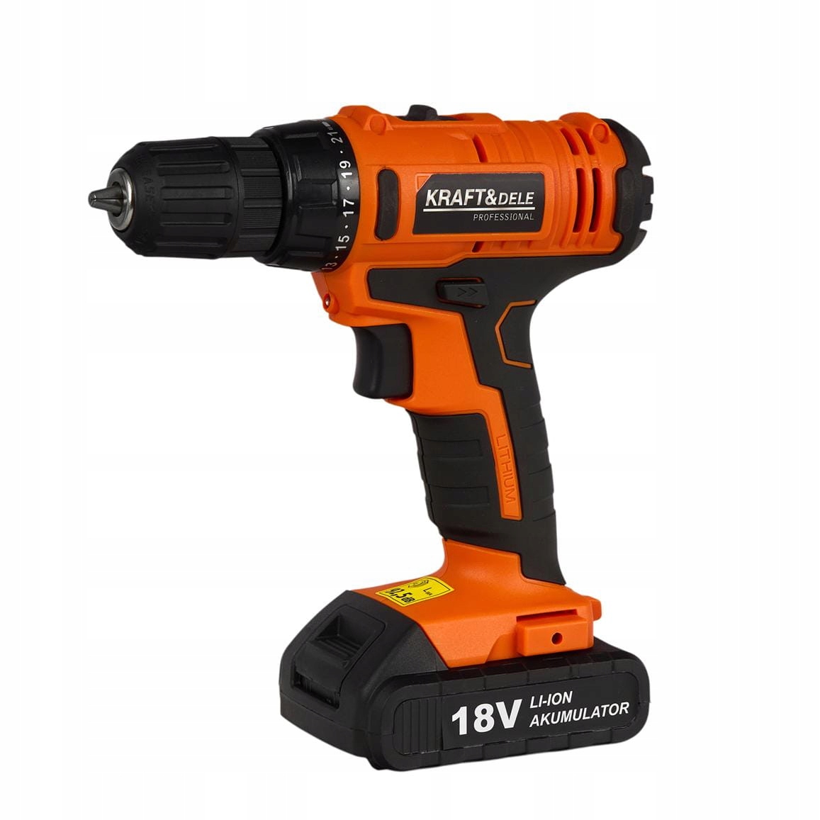 Aku Šroubovák Li-lon akumulátorové napájení 18 V Kraft&Dele KD1572