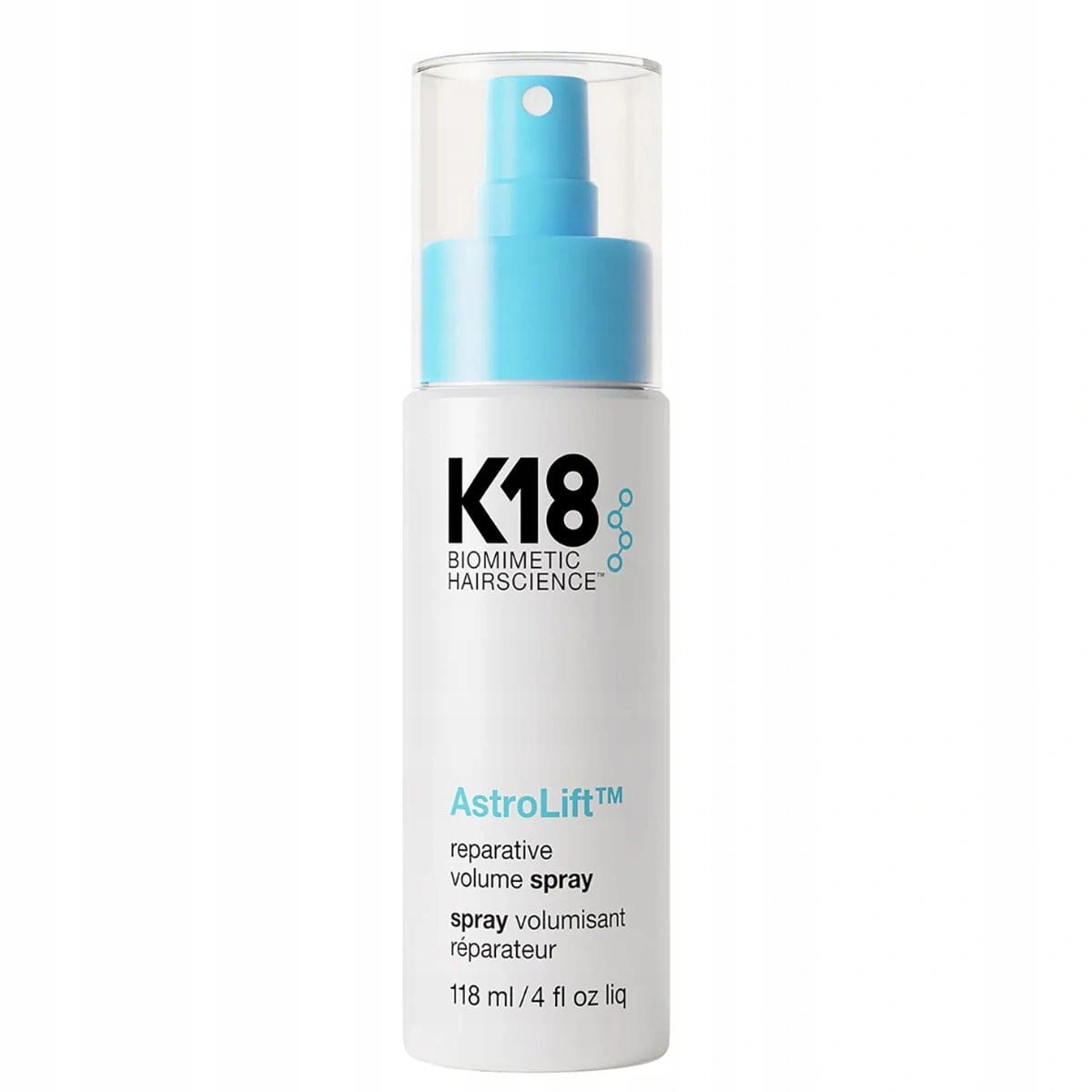 K18 Astrolift Reparative opravný sprej zvyšuje objem vlasů 118 ml