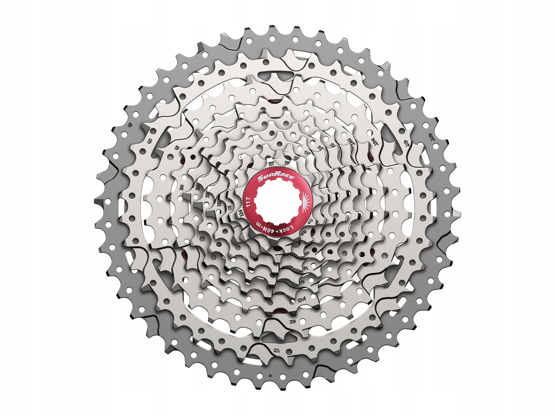 Kaseta 10-rzędowa Sunrace MX3 11-46T 1x10 pod Shimano Hg