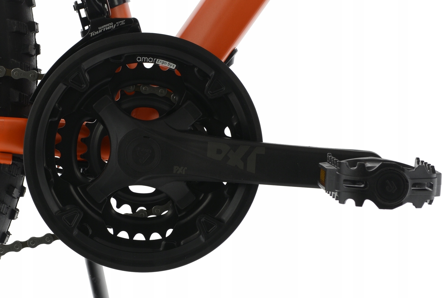 Rower MTB Kands 27,5 Brosway r14' pomarańc SHIMANO NOWOŚĆ w super cenie R24 Marka Kands