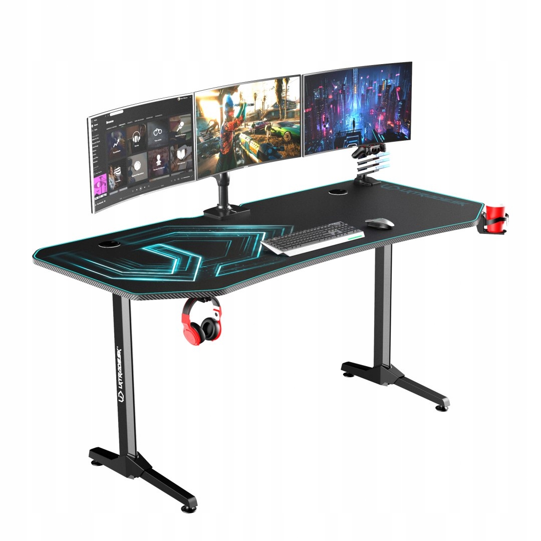 

Ultradesk Biurko dla gracza Frag XXL Blue, 160 x 7