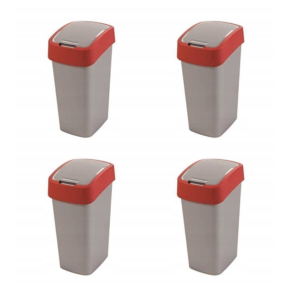Levně Odpadkové koše Plastové nádoby Odpadkový koš Curver Flip Bin 25l