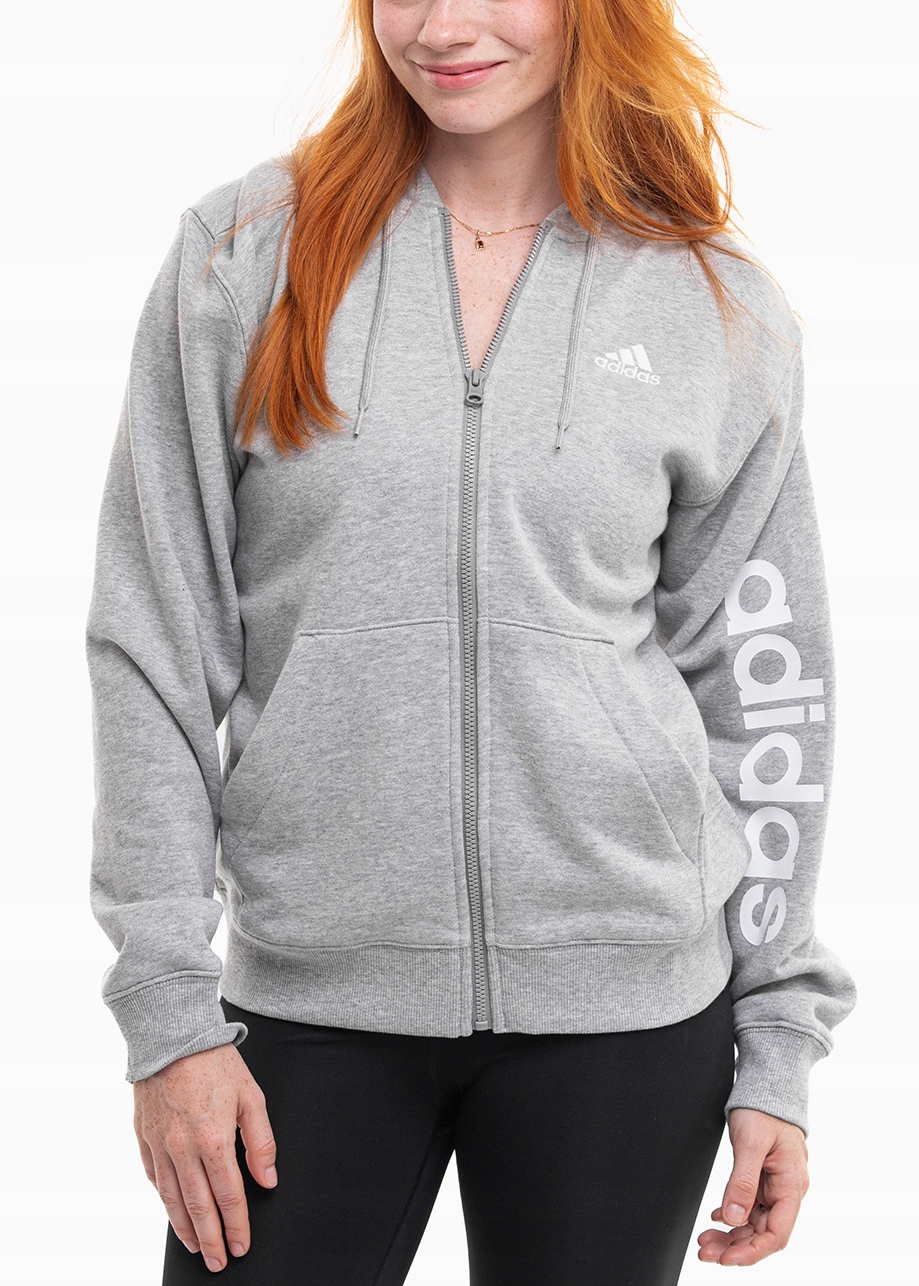 adidas mikina s s kapucí rozepínací sportovní hoodie Essentials vel.S