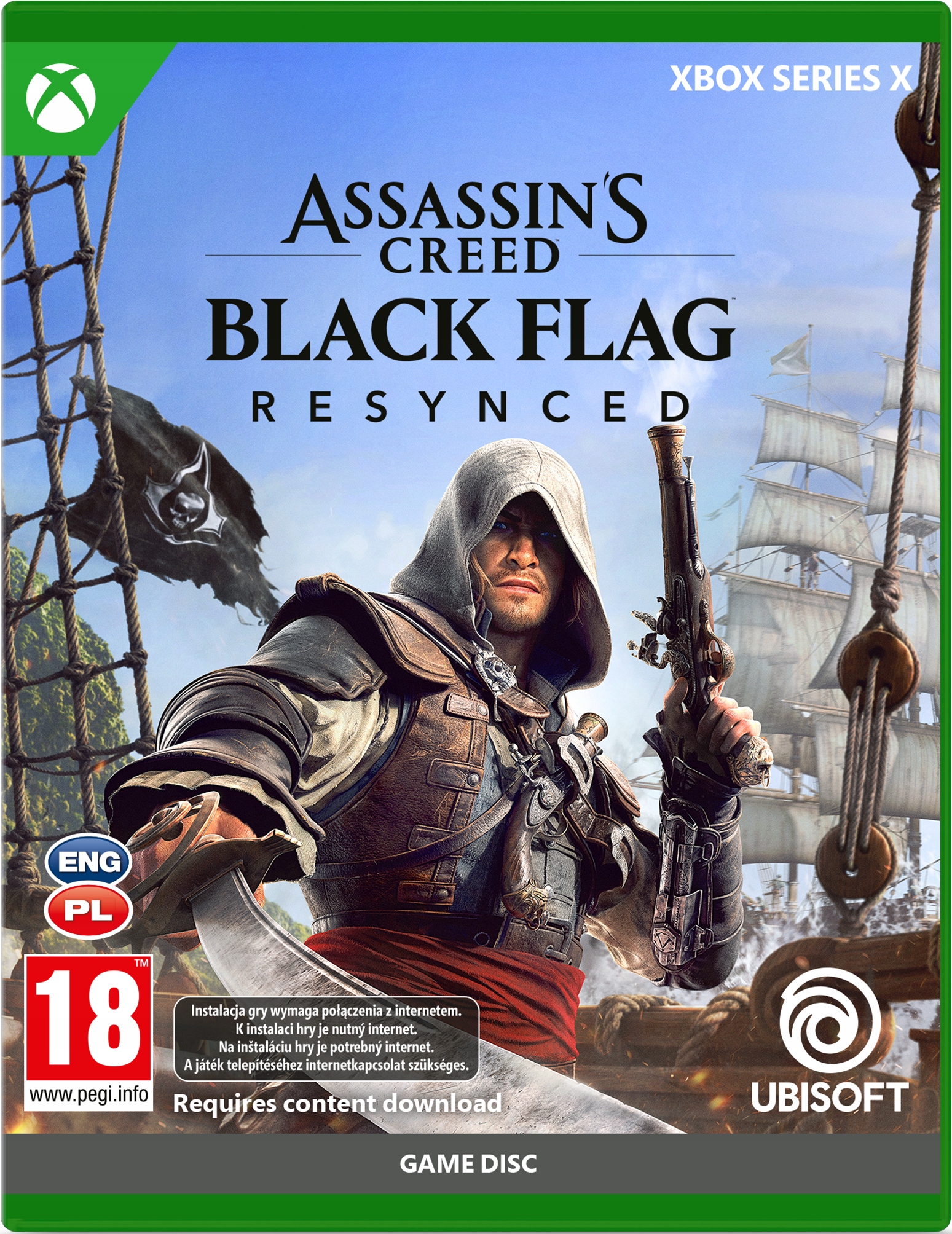 Assassin's Creed Black Flag Resynced Xbox Series X pudełkowa