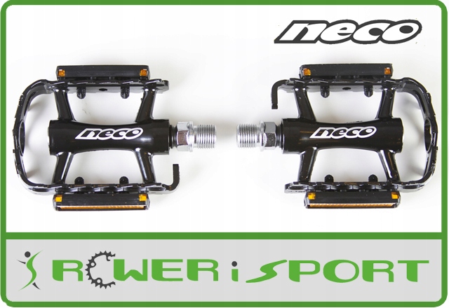 PEDAŁY NECO WP-101 CZARNE ŁOZYSKA MASZYNOWE Model WP-101
