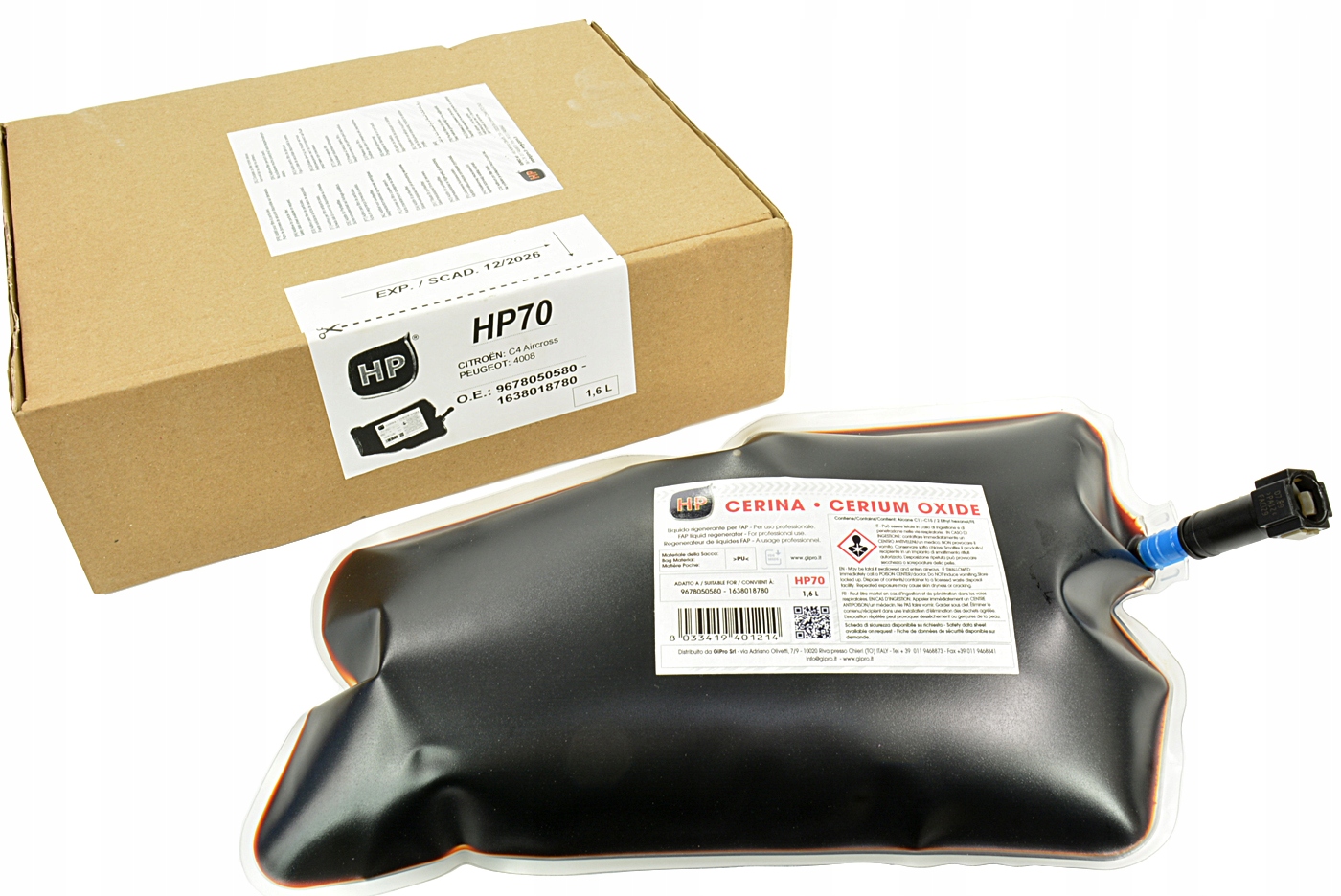 PLYN DO FILTROW CZASTEK STALYCH CITROEN C4