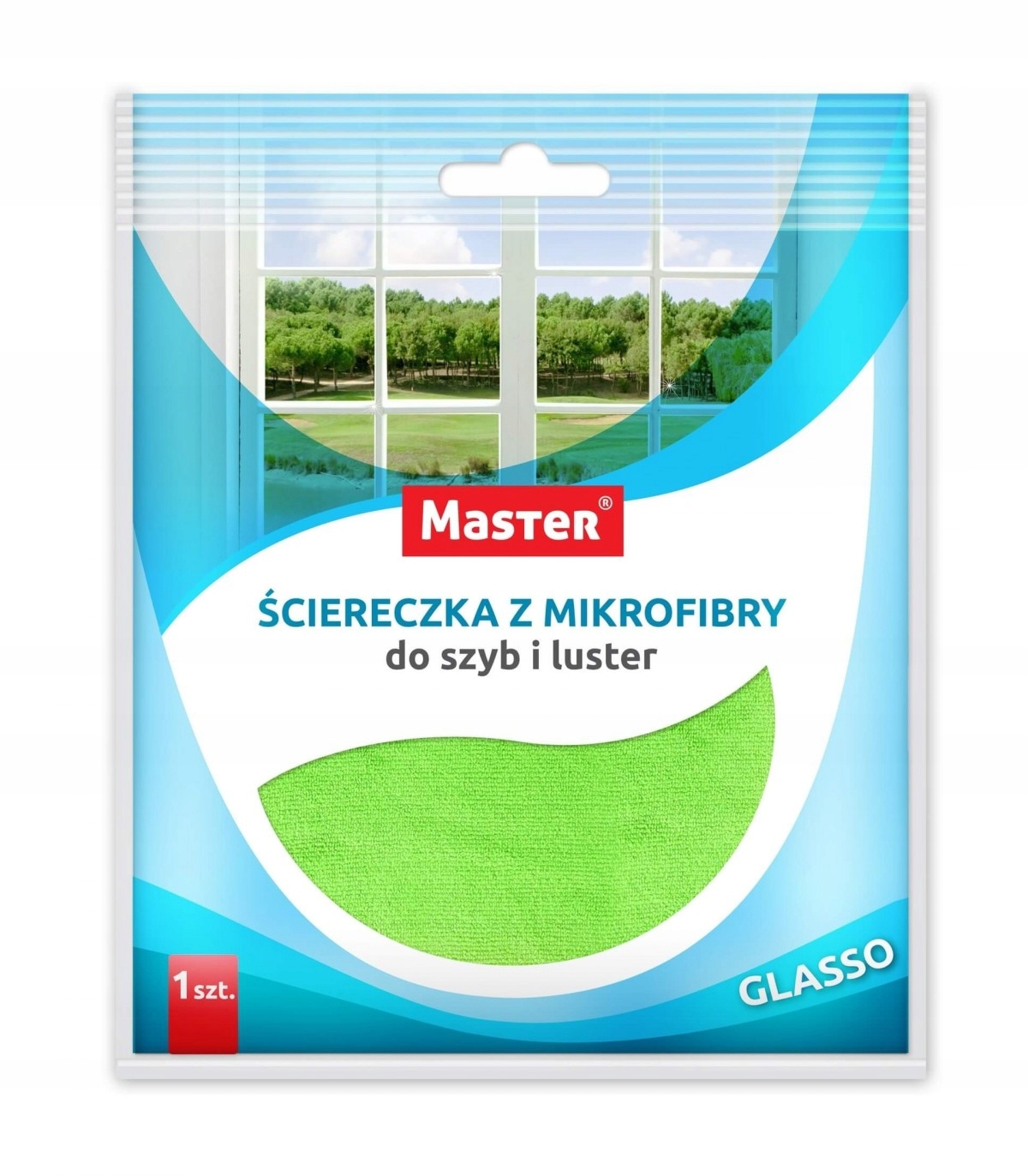 

Ścierka z mikrofibry do szyb i luster Glasso