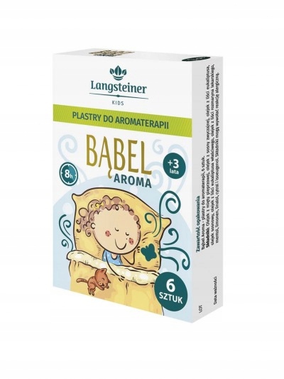 

Bąbel Aroma 6sztuk +3lata plastry do aromaterapii
