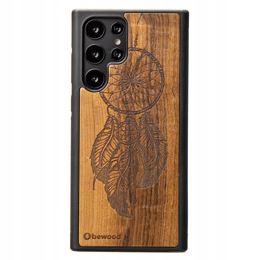 Pouzdro Bewood pro Samsung Galaxy S22 Ultra Lapač Snů Imbuia