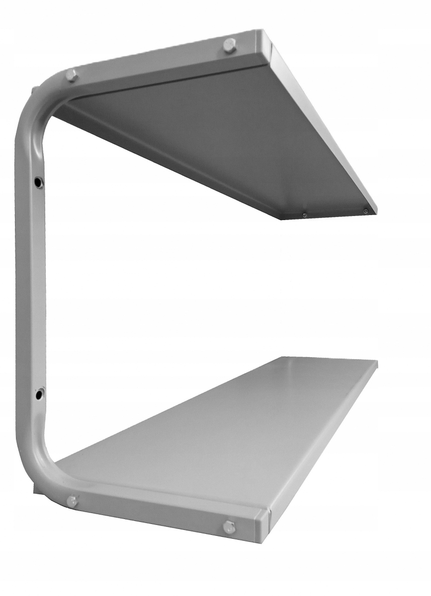 Półka metalowa ścienna 93 cm dodatkowa PG2SD podwójna warsztat loft garaż