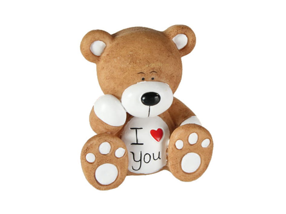 

Miś I Love You Mały Figurka Napisem Zakochanych