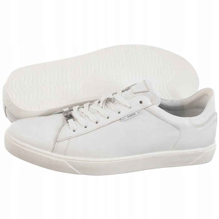 Pánské polobotky Kožené tenisky Pánské Wojas Bílé 10170-59
