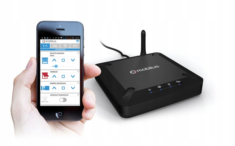 Centralka Mobilus COSMO GTW czarna Seria 1234/2024