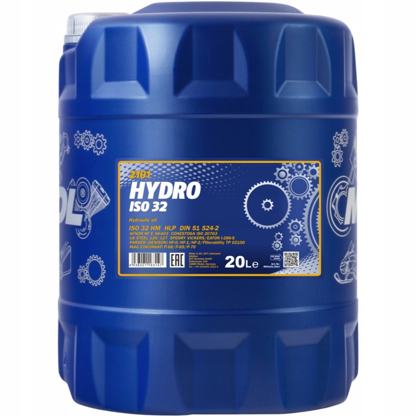 

Olej Hydrauliczny Mannol Hlp 32 ISO32 2101 20L