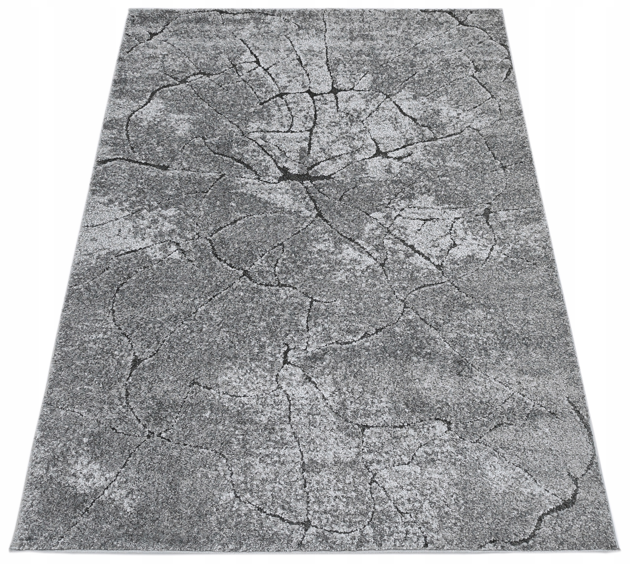 Koberec 120x170 Šedý Moderní Kmen Ložnice Velmi Silný A Masivní Hustý