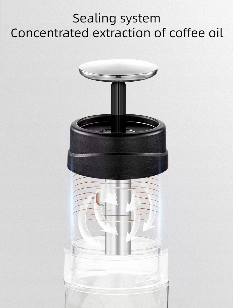 Mini portable manual espresso machine Wysokość produktu 12.7 cm