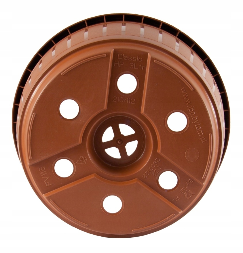 Doniczka produkcyjna Classic 3 fi21,6cm Interplast Kolor terakota