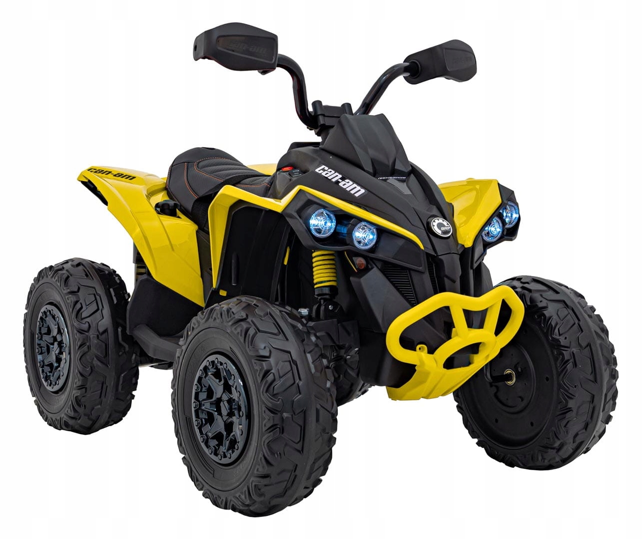 Quad elektryczny dla dzieci Maverick Atv Żółty 24V/5Ah 400W audio Led