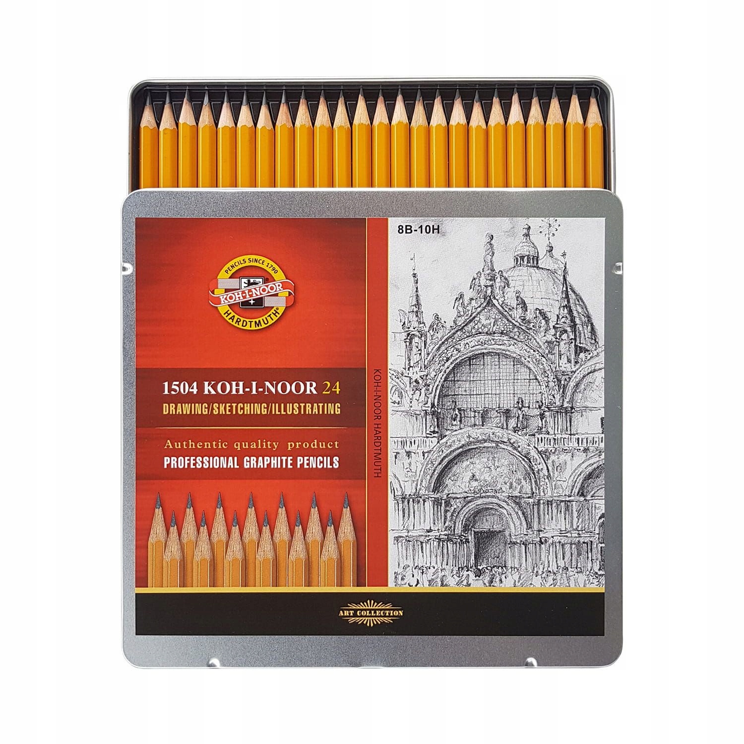 Tužka H10-b8 Koh-i-noor 1504 Sada krabička Met Op24ks