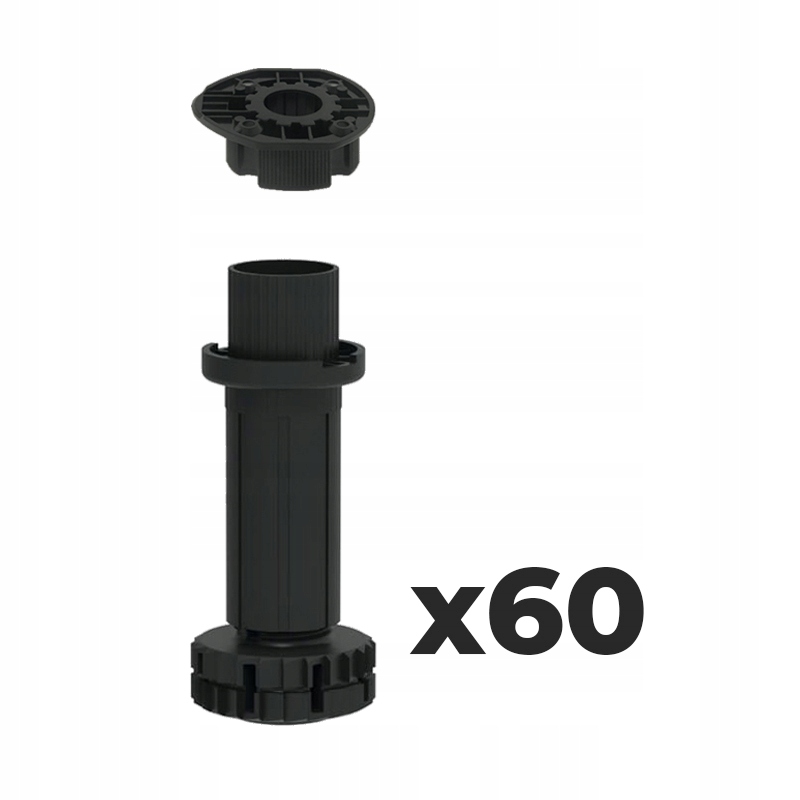 Regulovateľná noha Camar Smile „100“ (95 – 120 mm), 300 kg s pätkou 60 ks Avanti