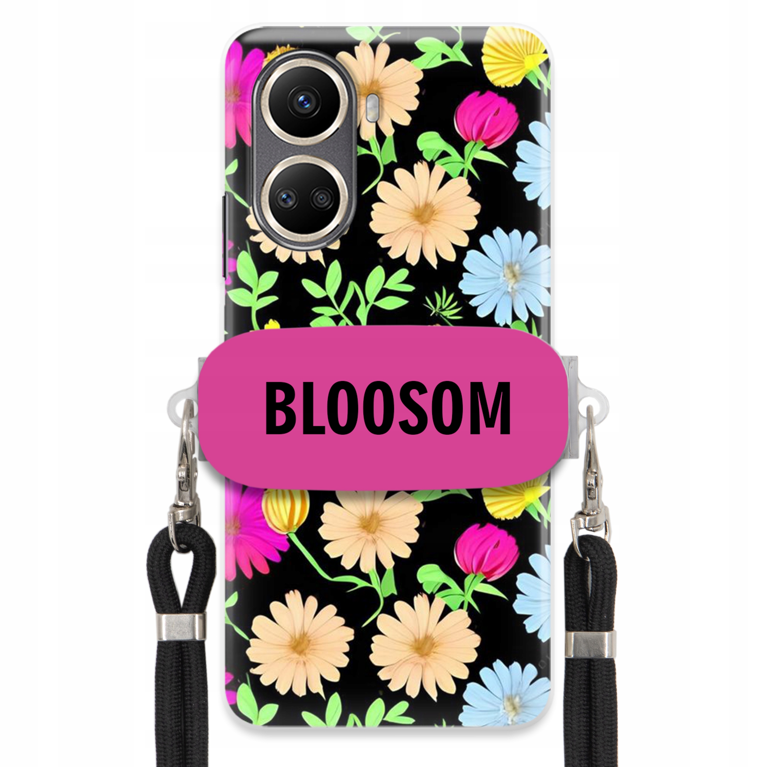 Pouzdro Držák Crossbody pro Huawei Nova 10 Se Kryt Květiny Bloosom Flower