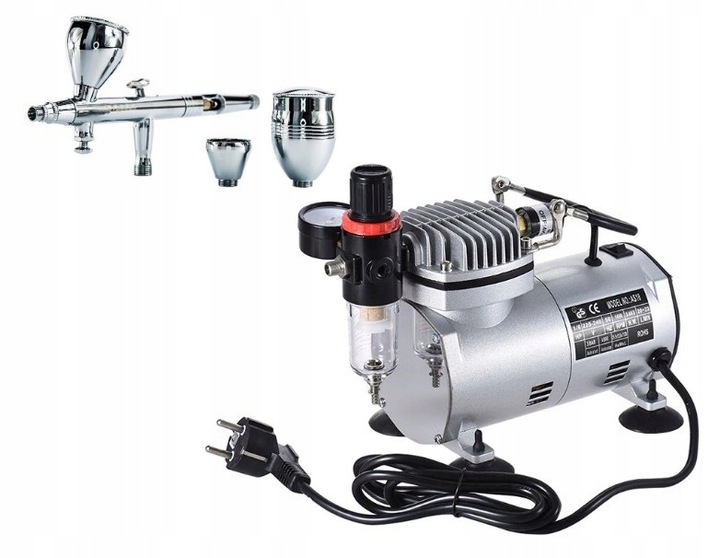 Airbrush TG186K S Kompresorem Modeláž Nehtů