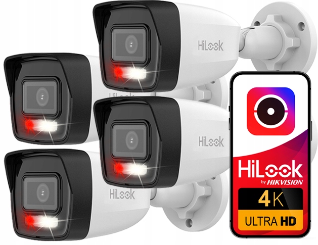 Kamera Ip 8MPx 4K Poe Smart Hybrid Light Detekcia Pohybu 4x IPCAM-B8-30DL