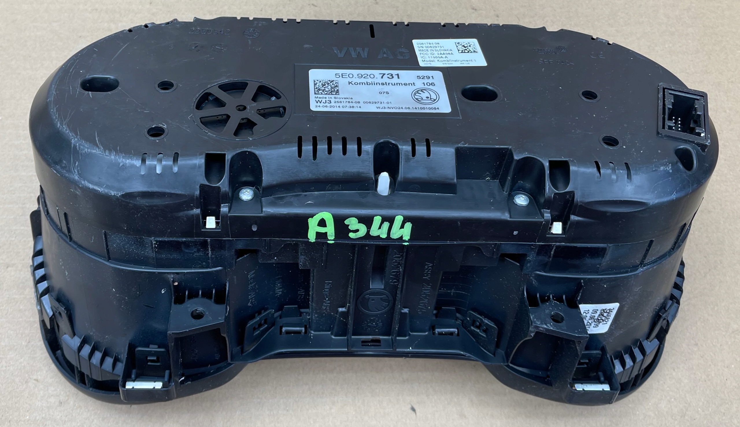 A344 SKODA OCTAVIA III 3 dials dials 5E0920731