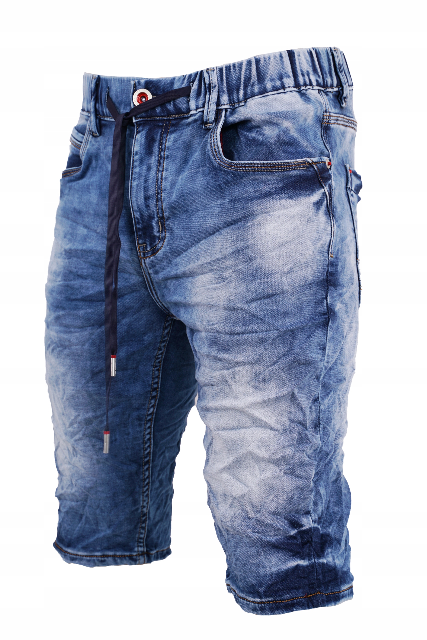 KRÓTKIE SPODENKI SZORTY JEANSOWE MĘSKIE 38 96-102 Rozmiar 38