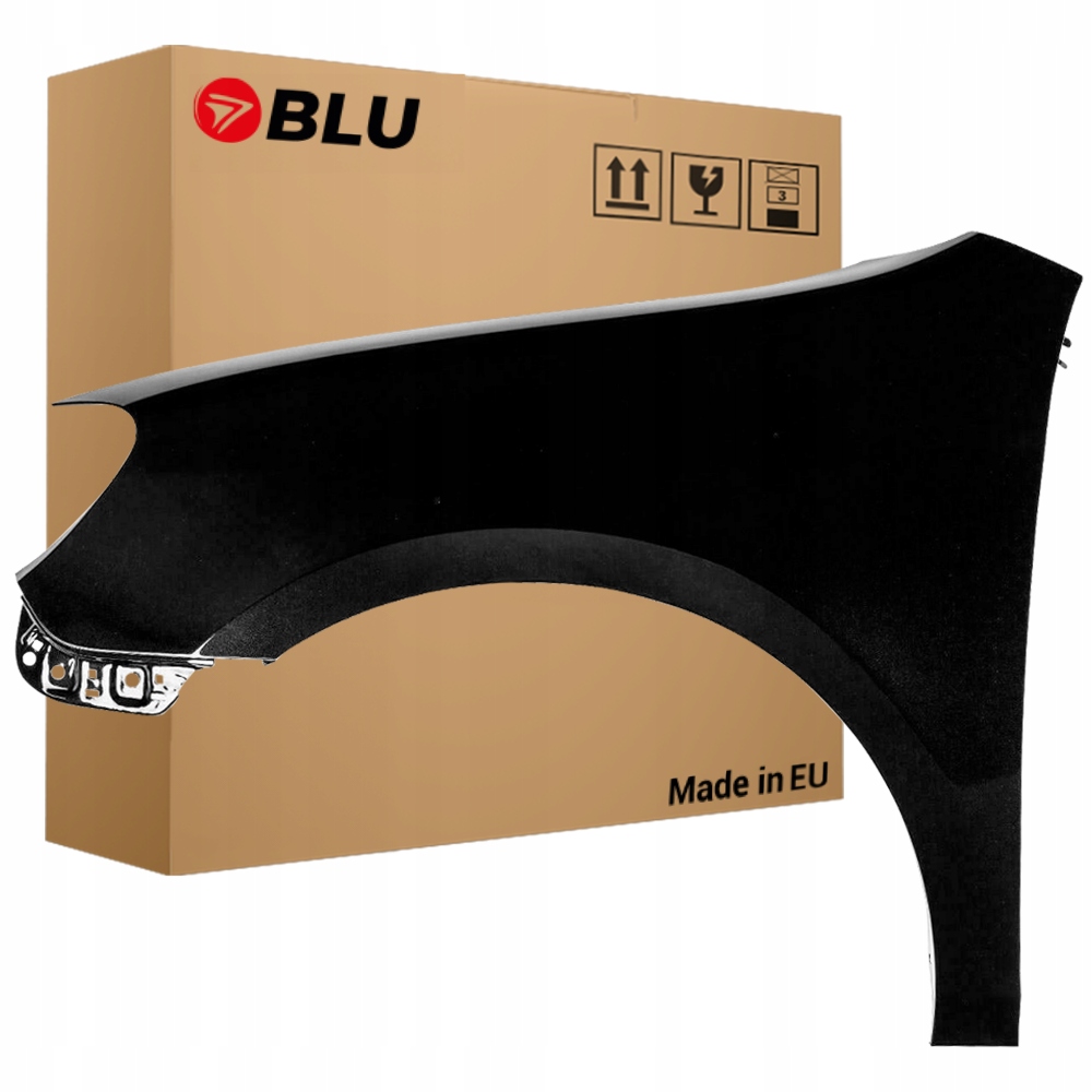 Blu Blatník Vw Golf VI 6 LC9Z levý černý 08-16 přední hatchback pozink