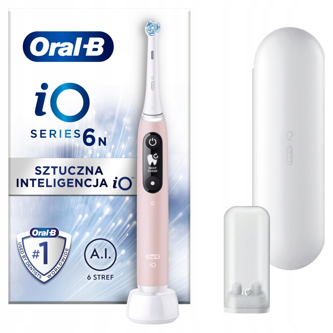 Szczoteczka magnetyczna Oral-b iO 6 Różowy Timer