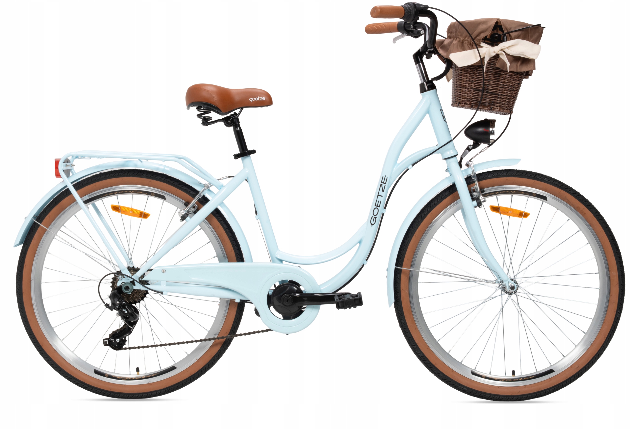 Damski Rower Miejski Goetze 26 Lekki Damka Shimano Kosz