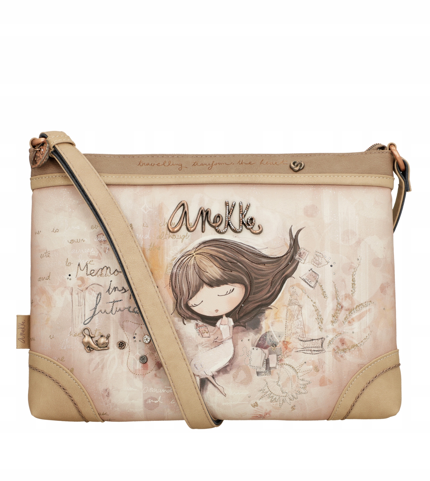 Torebka damska listonoszka Anekke Memories na ramię skóra ekologiczna